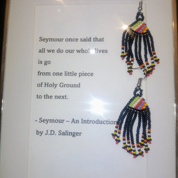 Seed Bead Dangly Earrings - New - Picture 4 of 7